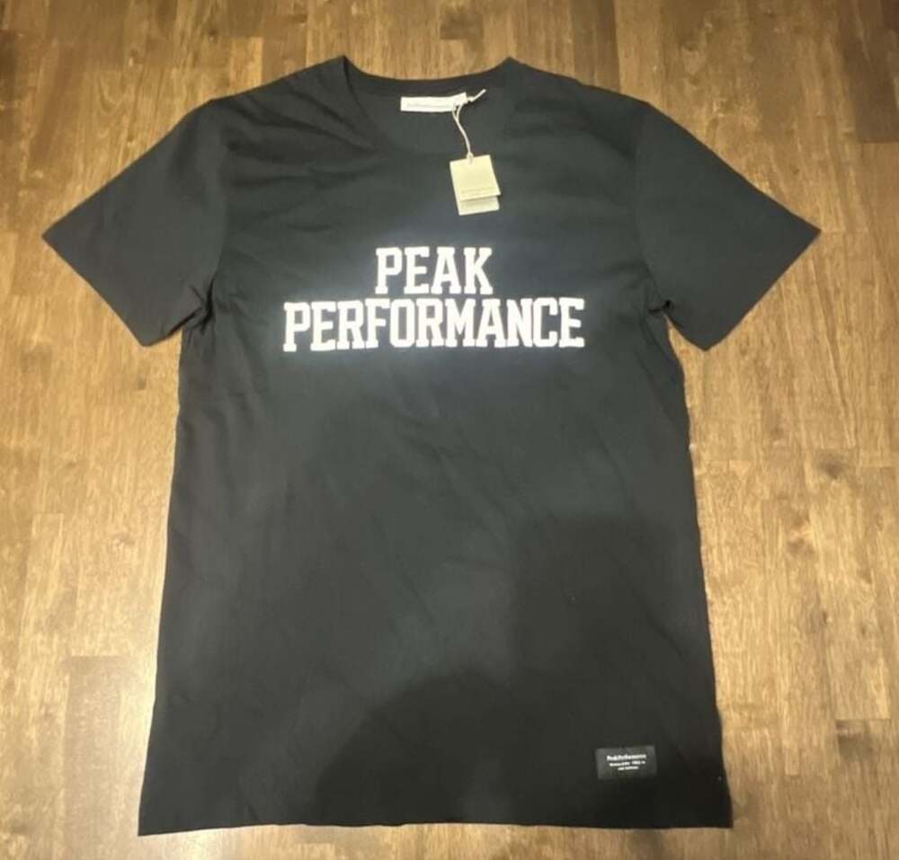 Peak Performance Original Tee Men Black Short Sleeve T-Shirt Size M
